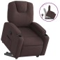 vidaXL Relaxsessel mit Aufstehhilfe Dunkelbraun Stoff vidaXL Relaxsessel mit Aufstehhilfe Dunkelbraun Stoff