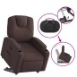 vidaXL Relaxsessel mit Aufstehhilfe Dunkelbraun Stoff vidaXL Relaxsessel mit Aufstehhilfe Dunkelbraun Stoff