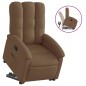 vidaXL Relaxsessel mit Aufstehhilfe Braun Stoff vidaXL Relaxsessel mit Aufstehhilfe Braun Stoff