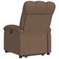 vidaXL Relaxsessel mit Aufstehhilfe Braun Stoff vidaXL Relaxsessel mit Aufstehhilfe Braun Stoff