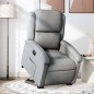 vidaXL Relaxsessel mit Aufstehhilfe Hellgrau Stoff vidaXL Relaxsessel mit Aufstehhilfe Hellgrau Stoff
