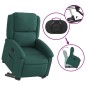 vidaXL Relaxsessel mit Aufstehhilfe Dunkelgrün Stoff vidaXL Relaxsessel mit Aufstehhilfe Dunkelgrün Stoff