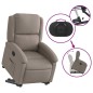 vidaXL Relaxsessel mit Aufstehhilfe Taupe Stoff vidaXL Relaxsessel mit Aufstehhilfe Taupe Stoff