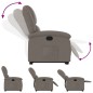 vidaXL Relaxsessel mit Aufstehhilfe Taupe Stoff vidaXL Relaxsessel mit Aufstehhilfe Taupe Stoff