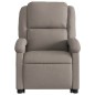 vidaXL Relaxsessel mit Aufstehhilfe Taupe Stoff vidaXL Relaxsessel mit Aufstehhilfe Taupe Stoff