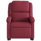 vidaXL Massagesessel mit Aufstehhilfe Weinrot Stoff vidaXL Massagesessel mit Aufstehhilfe Weinrot Stoff