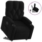 vidaXL Relaxsessel mit Aufstehhilfe Schwarz Stoff vidaXL Relaxsessel mit Aufstehhilfe Schwarz Stoff