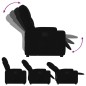 vidaXL Relaxsessel mit Aufstehhilfe Schwarz Stoff vidaXL Relaxsessel mit Aufstehhilfe Schwarz Stoff