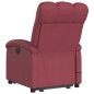 vidaXL Massagesessel mit Aufstehhilfe Weinrot Stoff vidaXL Massagesessel mit Aufstehhilfe Weinrot Stoff