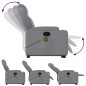 vidaXL Massagesessel mit Aufstehhilfe Hellgrau Stoff vidaXL Massagesessel mit Aufstehhilfe Hellgrau Stoff