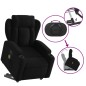 vidaXL Massagesessel mit Aufstehhilfe Schwarz Stoff vidaXL Massagesessel mit Aufstehhilfe Schwarz Stoff