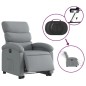 vidaXL Relaxsessel mit Aufstehhilfe Elektrisch Hellgrau Stoff vidaXL Relaxsessel mit Aufstehhilfe Elektrisch Hellgrau Stoff