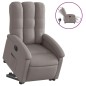 vidaXL Relaxsessel mit Aufstehhilfe Elektrisch Taupe Stoff vidaXL Relaxsessel mit Aufstehhilfe Elektrisch Taupe Stoff