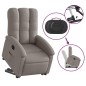 vidaXL Relaxsessel mit Aufstehhilfe Elektrisch Taupe Stoff vidaXL Relaxsessel mit Aufstehhilfe Elektrisch Taupe Stoff