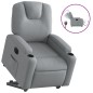 vidaXL Relaxsessel mit Aufstehhilfe Elektrisch Hellgrau Stoff vidaXL Relaxsessel mit Aufstehhilfe Elektrisch Hellgrau Stoff