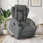vidaXL Relaxsessel mit Aufstehhilfe Elektrisch Dunkelgrau Stoff vidaXL Relaxsessel mit Aufstehhilfe Elektrisch Dunkelgrau Stoff