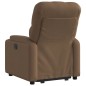 vidaXL Relaxsessel mit Aufstehhilfe Elektrisch Braun Stoff vidaXL Relaxsessel mit Aufstehhilfe Elektrisch Braun Stoff