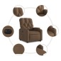 vidaXL Relaxsessel mit Aufstehhilfe Elektrisch Braun Stoff vidaXL Relaxsessel mit Aufstehhilfe Elektrisch Braun Stoff