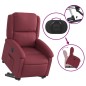 vidaXL Relaxsessel mit Aufstehhilfe Elektrisch Weinrot Stoff vidaXL Relaxsessel mit Aufstehhilfe Elektrisch Weinrot Stoff