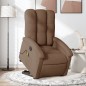 vidaXL Elektrischer Massagesessel mit Aufstehhilfe Braun Stoff vidaXL Elektrischer Massagesessel mit Aufstehhilfe Braun Stoff