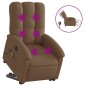 vidaXL Elektrischer Massagesessel mit Aufstehhilfe Braun Stoff vidaXL Elektrischer Massagesessel mit Aufstehhilfe Braun Stoff