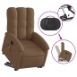 vidaXL Elektrischer Massagesessel mit Aufstehhilfe Braun Stoff vidaXL Elektrischer Massagesessel mit Aufstehhilfe Braun Stoff