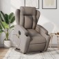 vidaXL Elektrischer Massagesessel mit Aufstehhilfe Taupe Stoff vidaXL Elektrischer Massagesessel mit Aufstehhilfe Taupe Stoff