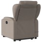 vidaXL Elektrischer Massagesessel mit Aufstehhilfe Taupe Stoff vidaXL Elektrischer Massagesessel mit Aufstehhilfe Taupe Stoff
