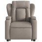 vidaXL Elektrischer Massagesessel mit Aufstehhilfe Taupe Stoff vidaXL Elektrischer Massagesessel mit Aufstehhilfe Taupe Stoff