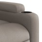 vidaXL Elektrischer Massagesessel mit Aufstehhilfe Taupe Stoff vidaXL Elektrischer Massagesessel mit Aufstehhilfe Taupe Stoff