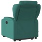 vidaXL Elektrischer Massagesessel mit Aufstehhilfe Dunkelgrün Stoff vidaXL Elektrischer Massagesessel mit Aufstehhilfe Dunkelgrün Stoff