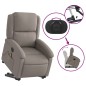 vidaXL Elektrischer Massagesessel mit Aufstehhilfe Taupe Stoff vidaXL Elektrischer Massagesessel mit Aufstehhilfe Taupe Stoff