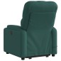 vidaXL Elektrischer Massagesessel mit Aufstehhilfe Dunkelgrün Stoff vidaXL Elektrischer Massagesessel mit Aufstehhilfe Dunkelgrün Stoff