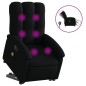 vidaXL Elektrischer Massagesessel mit Aufstehhilfe Schwarz Stoff vidaXL Elektrischer Massagesessel mit Aufstehhilfe Schwarz Stoff