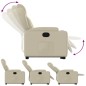 vidaXL Relaxsessel mit Aufstehhilfe Creme Kunstleder vidaXL Relaxsessel mit Aufstehhilfe Creme Kunstleder