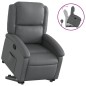 vidaXL Relaxsessel mit Aufstehhilfe Grau Kunstleder vidaXL Relaxsessel mit Aufstehhilfe Grau Kunstleder