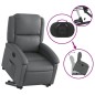 vidaXL Relaxsessel mit Aufstehhilfe Grau Kunstleder vidaXL Relaxsessel mit Aufstehhilfe Grau Kunstleder