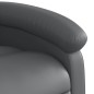 vidaXL Relaxsessel mit Aufstehhilfe Grau Kunstleder vidaXL Relaxsessel mit Aufstehhilfe Grau Kunstleder