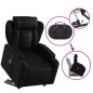 vidaXL Massagesessel mit Aufstehhilfe Schwarz Kunstleder vidaXL Massagesessel mit Aufstehhilfe Schwarz Kunstleder