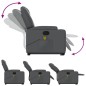 vidaXL Massagesessel mit Aufstehhilfe Grau Kunstleder vidaXL Massagesessel mit Aufstehhilfe Grau Kunstleder