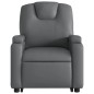 vidaXL Massagesessel mit Aufstehhilfe Grau Kunstleder vidaXL Massagesessel mit Aufstehhilfe Grau Kunstleder