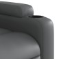 vidaXL Massagesessel mit Aufstehhilfe Grau Kunstleder vidaXL Massagesessel mit Aufstehhilfe Grau Kunstleder