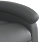 vidaXL Massagesessel mit Aufstehhilfe Grau Kunstleder vidaXL Massagesessel mit Aufstehhilfe Grau Kunstleder