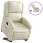 vidaXL Relaxsessel mit Aufstehhilfe Elektrisch Creme Kunstleder vidaXL Relaxsessel mit Aufstehhilfe Elektrisch Creme Kunstleder