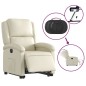 vidaXL Relaxsessel mit Aufstehhilfe Elektrisch Creme Kunstleder vidaXL Relaxsessel mit Aufstehhilfe Elektrisch Creme Kunstleder