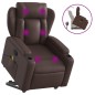 vidaXL Massagesessel mit Aufstehhilfe Braun Kunstleder vidaXL Massagesessel mit Aufstehhilfe Braun Kunstleder