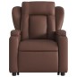vidaXL Massagesessel mit Aufstehhilfe Braun Kunstleder vidaXL Massagesessel mit Aufstehhilfe Braun Kunstleder
