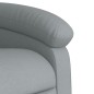 vidaXL Elektrischer Massagesessel mit Aufstehhilfe Hellgrau Stoff vidaXL Elektrischer Massagesessel mit Aufstehhilfe Hellgrau Stoff