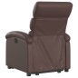 vidaXL Relaxsessel mit Aufstehhilfe Braun Kunstleder vidaXL Relaxsessel mit Aufstehhilfe Braun Kunstleder