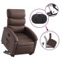 vidaXL Relaxsessel mit Aufstehhilfe Braun Kunstleder vidaXL Relaxsessel mit Aufstehhilfe Braun Kunstleder